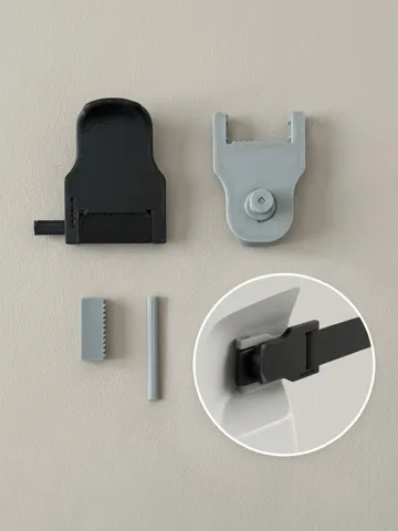 Clip o pieza de sujeción: Audi A6 C7 Gepäckband-Clip / Reparatur-Ersatz — vista de referencia 3