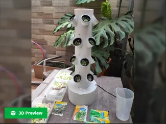 Modular Hydroponic Tower