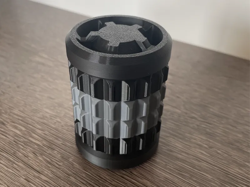 Two way screw with hidden compartment