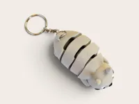 Flexi Totoro with Keychain Hole