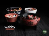 Декоративна купа за бонбони с паяжина