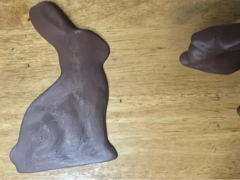 realistic chocolate rabbit
