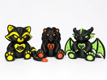 Adorno temático: Stitchborn Lion – Dark Plush King — vista de referencia 3