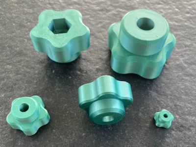 Knobs for hex nuts and hex screws | M3-M12