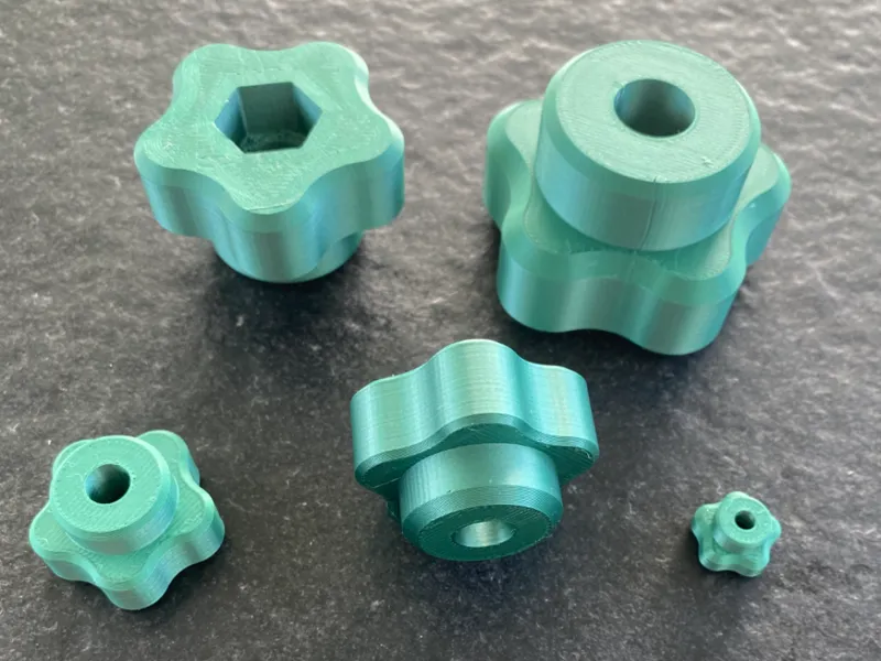 Knobs for hex nuts and hex screws | M3-M12