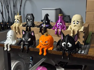 Accesorio de iluminación decorativa: Mad-o’-Lantern – Halloween Shelf Sitter #9 — vista de referencia 3