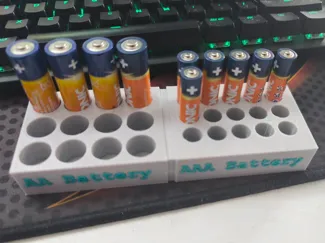AA and AAA Battery organiser