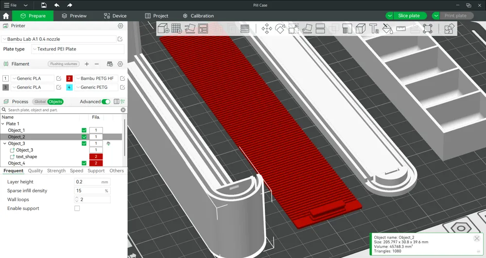 Dosis Layout Machine Display Estuche deslizante para dosis semanal - Modelo de impresión 3D gratuito ...