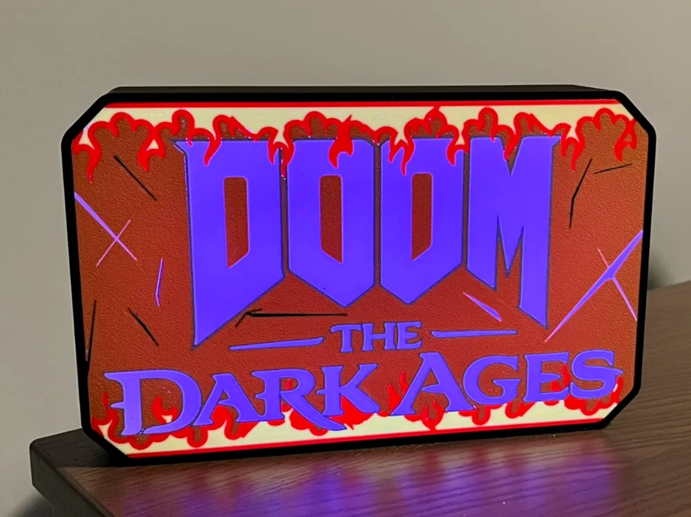 Doom Dark Ages Lightbox - Free 3D Print Model - MakerWorld