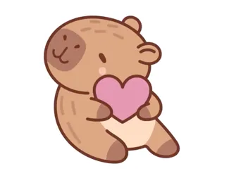 Capybara keychain