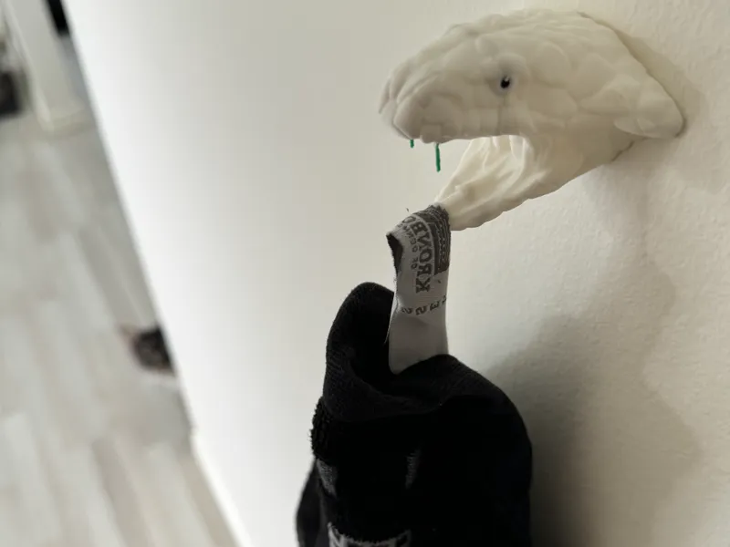 King Cobra 3D Printed Wall Art hanger