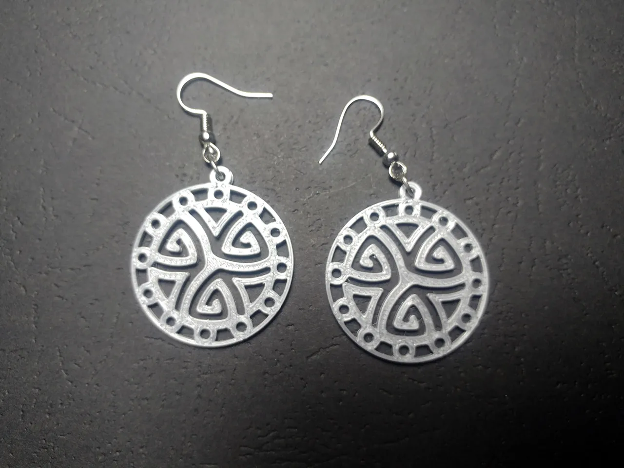 Threads of Light Earrings view 3