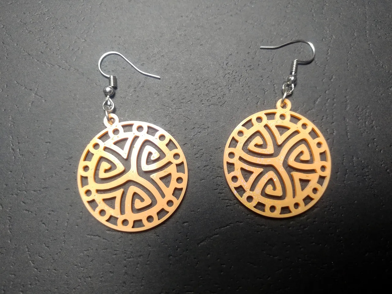 Threads of Light Earrings view 2