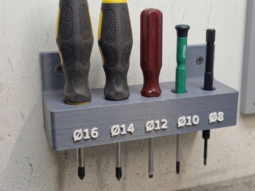 Organizador de Pared para Destornilladores