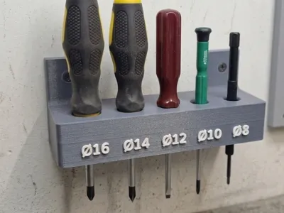 Screwdriver Wall Organizer