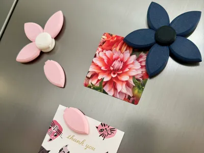 Detachable Flower Magnet