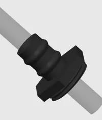 Espiga para manguera de 9mm
