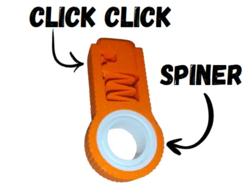 Objeto manipulable: ClickerSpiner — referencia de MakerWorld
