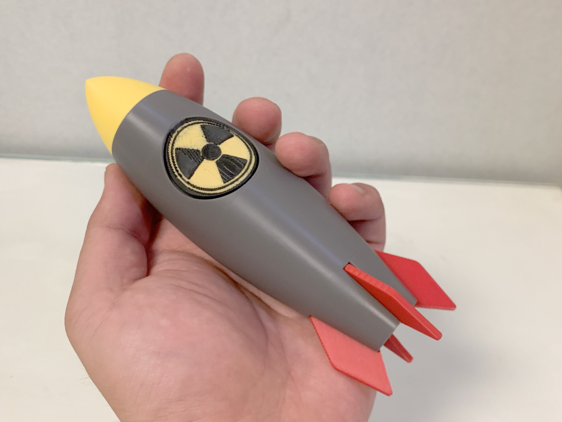 Miniatura 1 do modelo 3D 小火箭（分体打印）