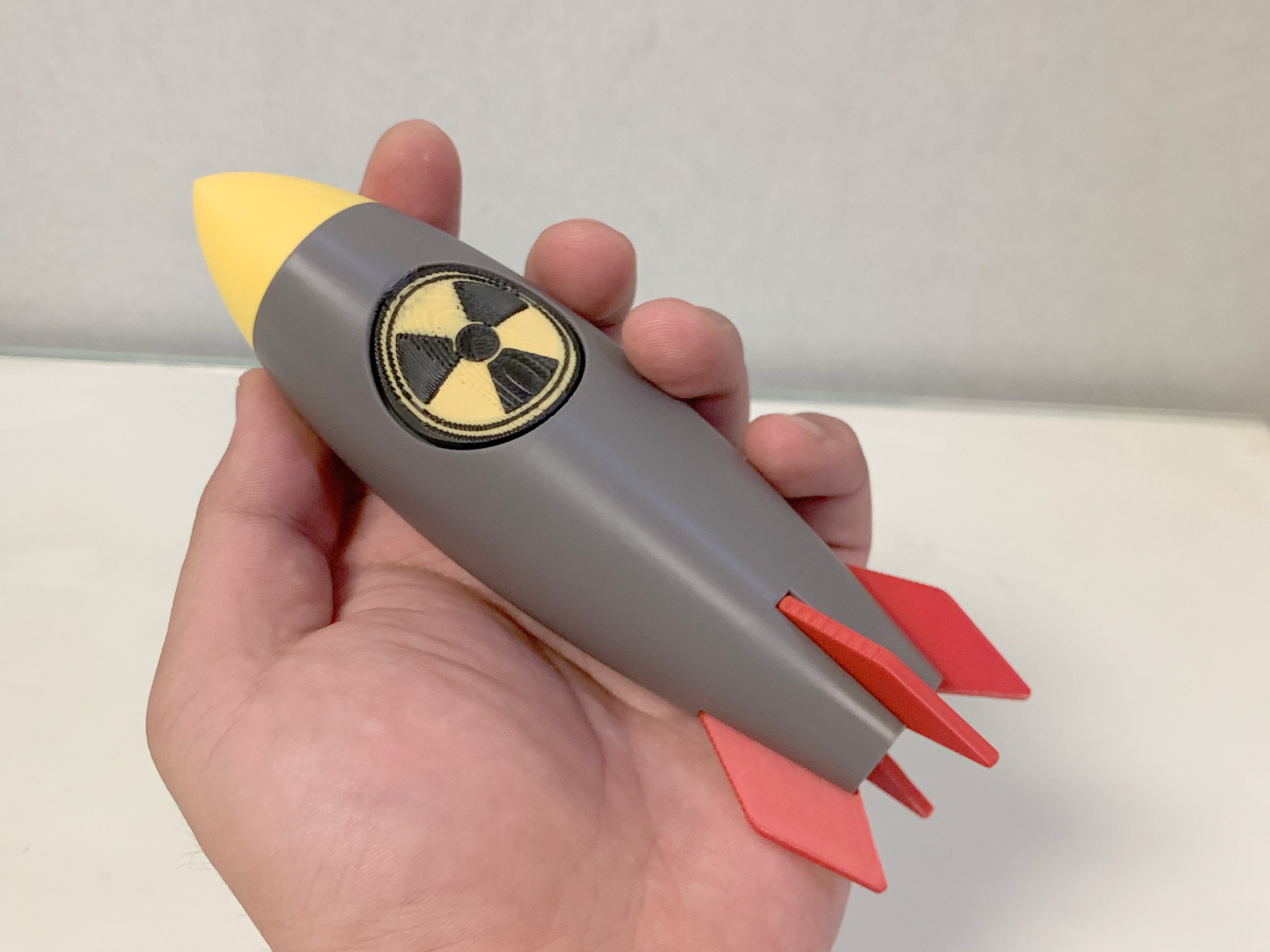 Miniatura 2 do modelo 3D 小火箭（分体打印）