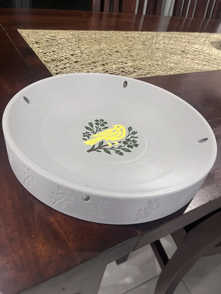 Miniatura 2 do modelo 3D Simple Bird Bath/Bird Feeder
