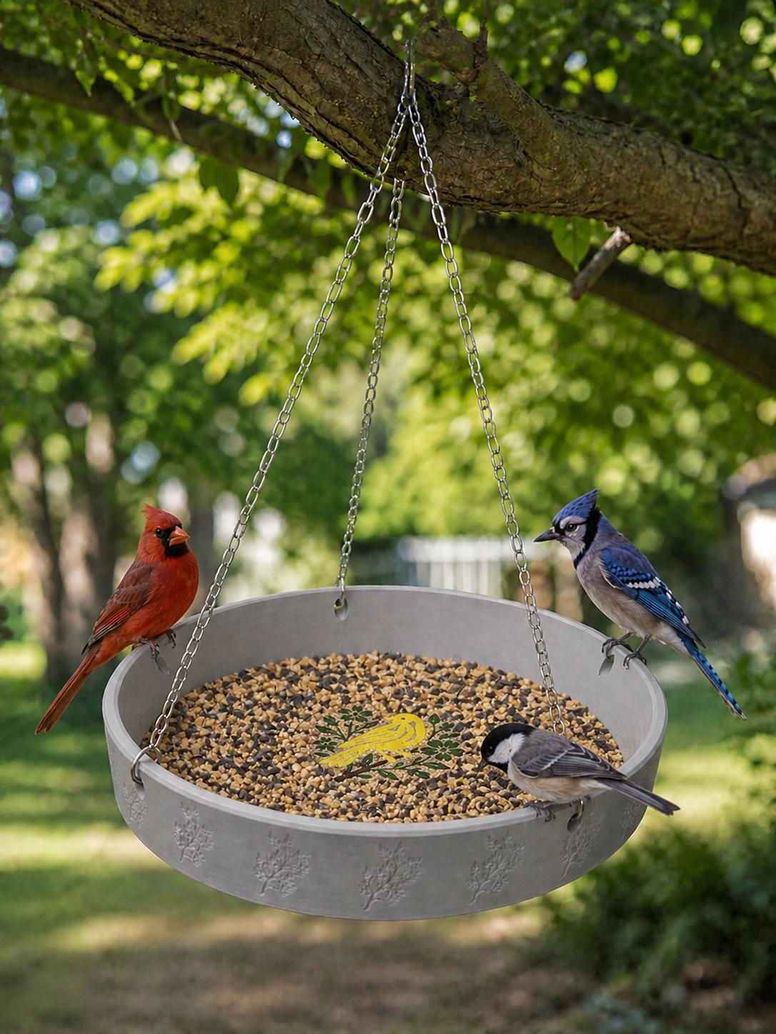Miniatura 1 do modelo 3D Simple Bird Bath/Bird Feeder