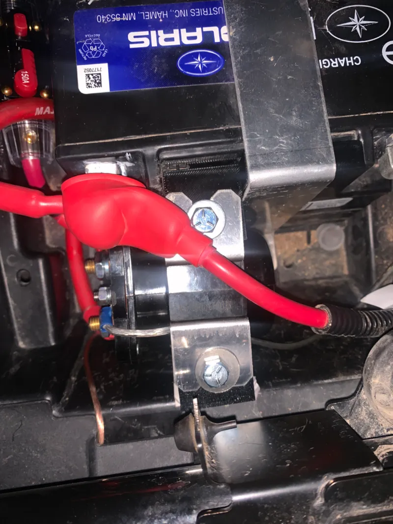 Polaris battery isolater bracket