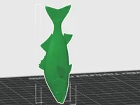 Porte-clés flottant poisson snook — photo 2