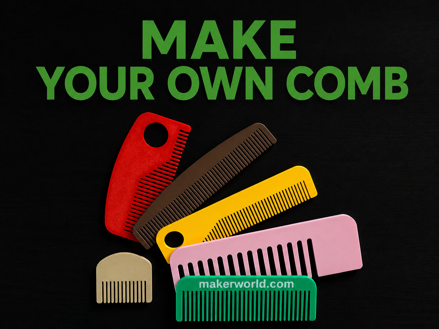 Parametric Comb – Fully Customizable(Hair & Beard)
