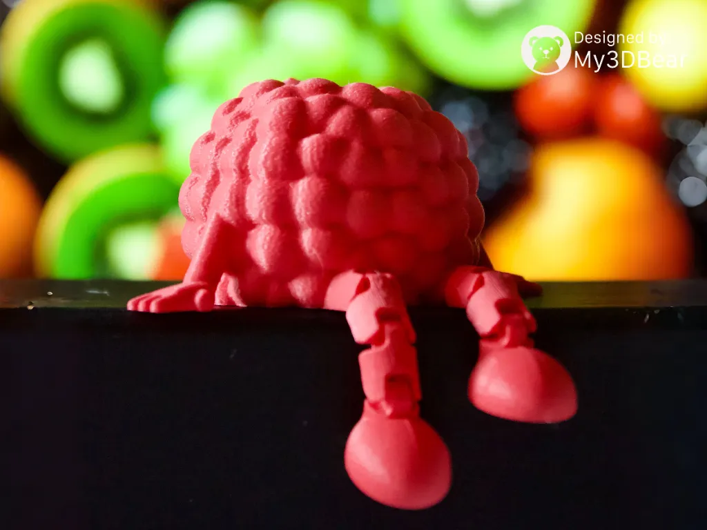 Articulated Raspberry with flexi legs - Free 3D Print Model - MakerWorld