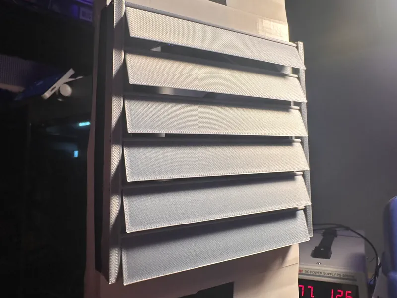 Simple "One-Way" Exhaust Vent (120mm Fan Adapter)