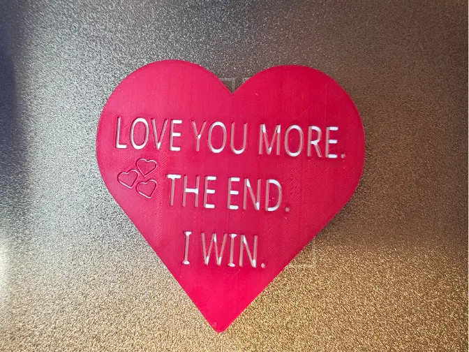 Heart coaster