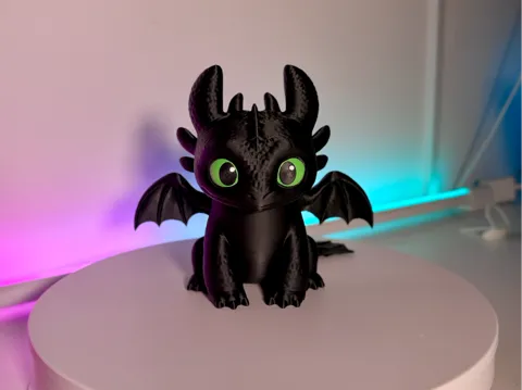 Accesorio para impresora 3D: Toothless Dragon Multipart NO AMS — referencia de MakerWorld
