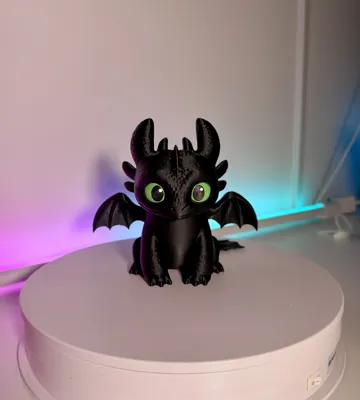 Accesorio para impresora 3D: Toothless Dragon Multipart NO AMS — vista de referencia 2