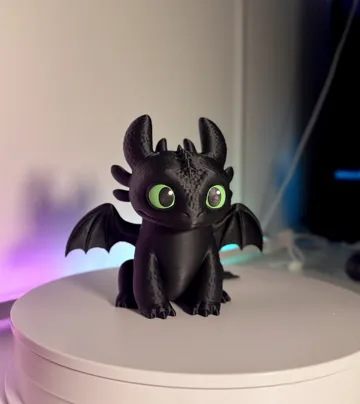 Accesorio para impresora 3D: Toothless Dragon Multipart NO AMS — vista de referencia 5