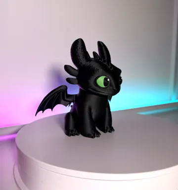 Accesorio para impresora 3D: Toothless Dragon Multipart NO AMS — vista de referencia 3