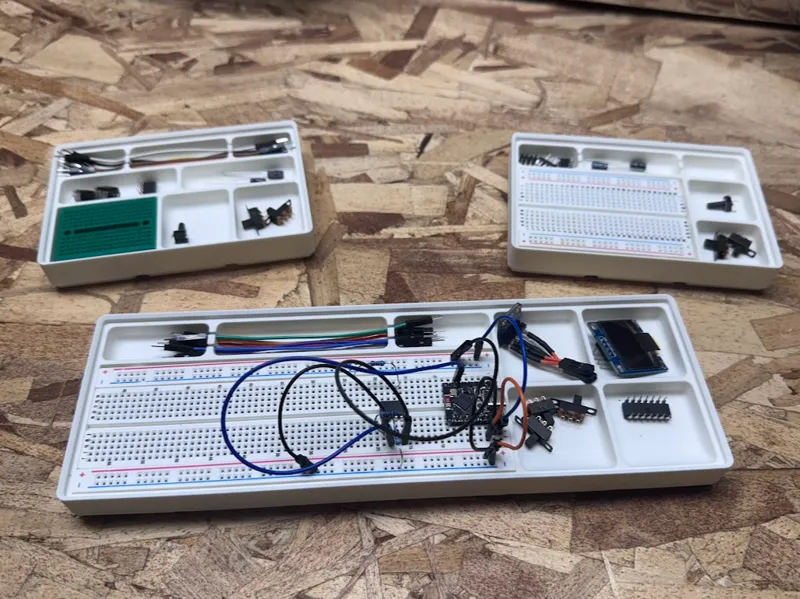 Gridfinity Prototyping Trays (Breadboard)