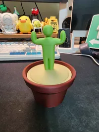 small，0.12mm layer, 2 walls, 5% infill，100%cactus