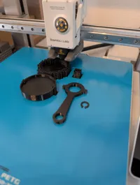 0.1mm layer, 2 walls, 25% infill