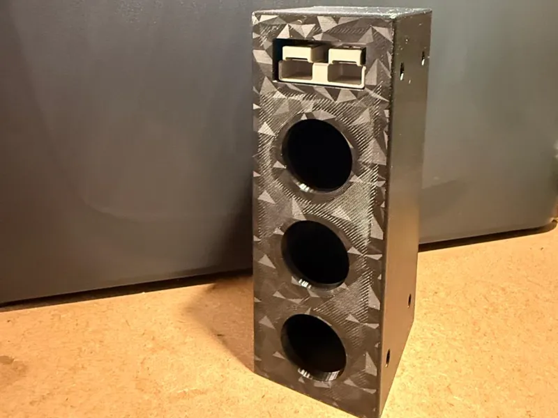 12V_Socket_3 Gang _Anderson Plug_Box
