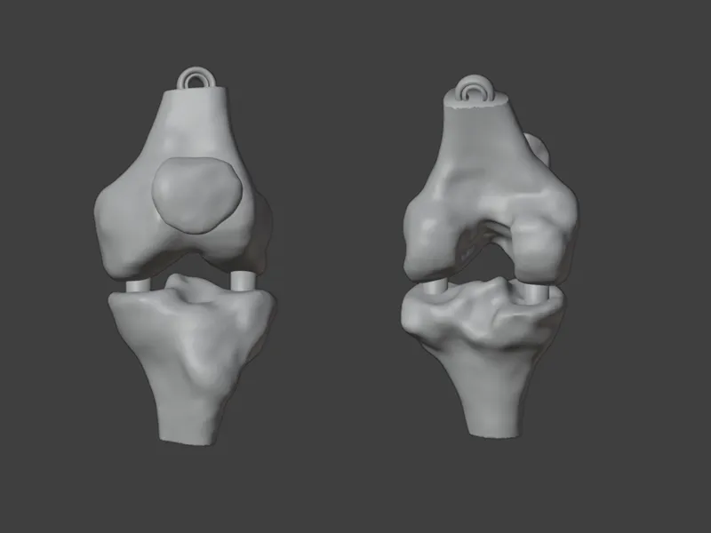 Kneychain - A knee keychain