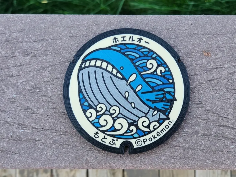 Pokemon Wailord Coaster - Japanese Pokelid