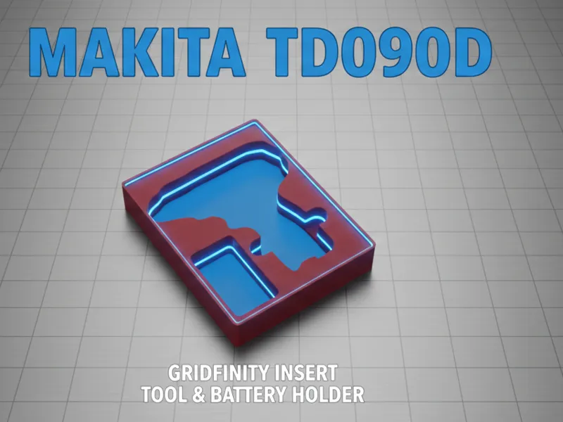 Makita TD090D – Gridfinity Organizer