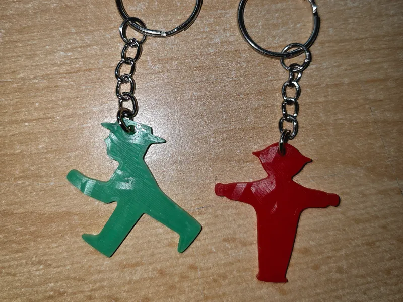 Schlüsselanhänger Ampelmännchen