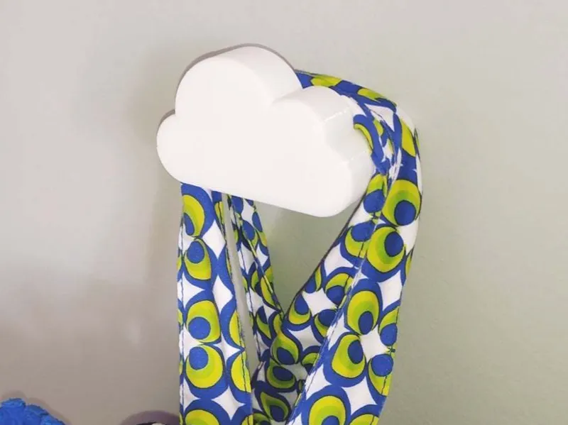Porte manteau nuage + etoile 