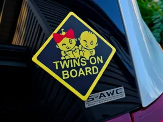 Baby on board Twins edition