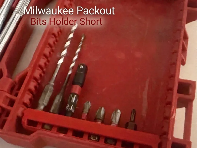 Milwaukee Packout, 8 Bits Holder Short