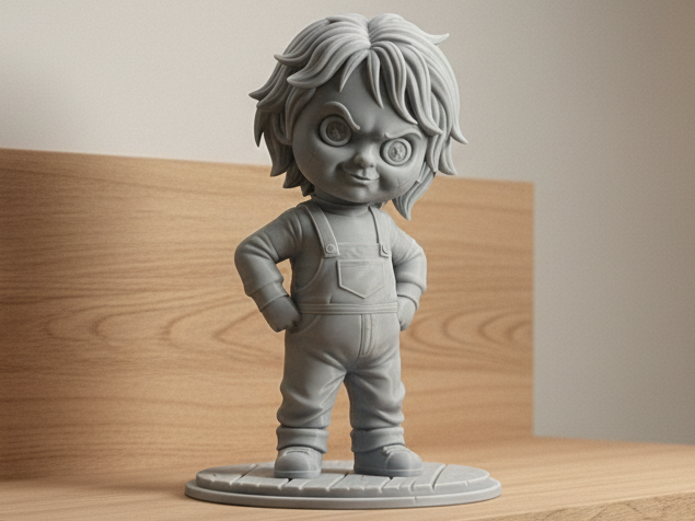 Chucky Doll - Stylized Horror Figure