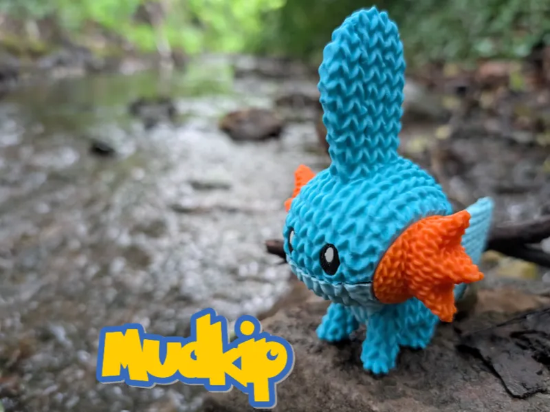 Knit Mudkip (No AMS!)