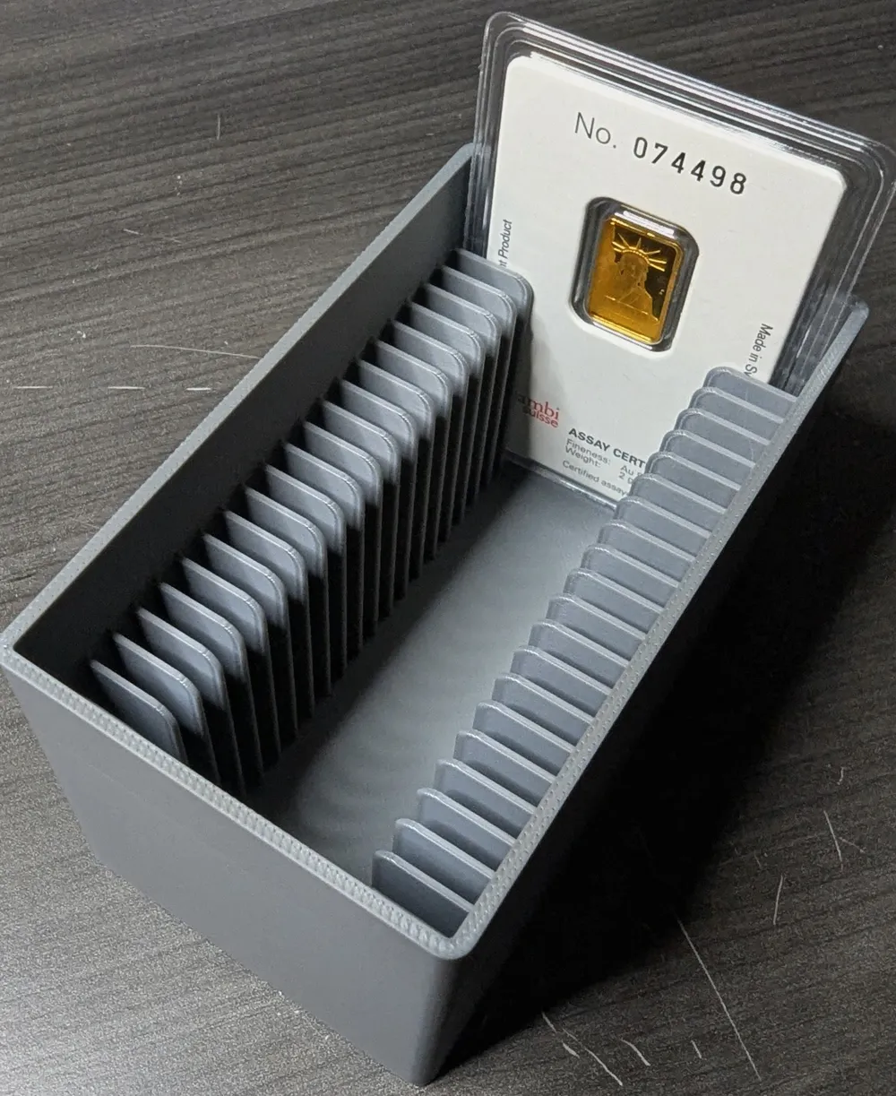Gram Assay / TEP Card Storage Box (Holds 22) - Free 3D Print Model ...